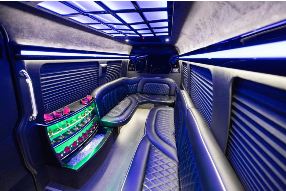 Mercedes Sprinter Limo Black 14 pass