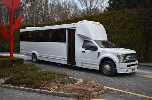 Limo party bus for 25 pass with poles