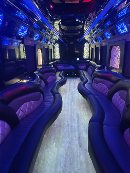 Club On Wheels party bus for 45 pass