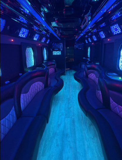 Club On Wheels party bus for 45 pass