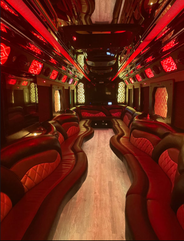 Club On Wheels party bus for 45 pass