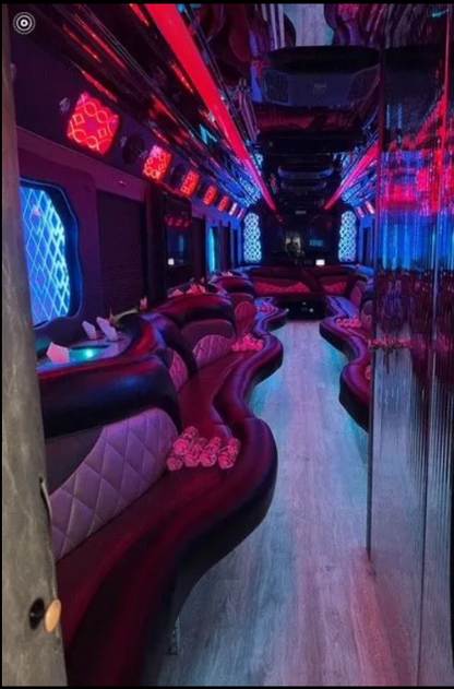 Club On Wheels party bus for 45 pass