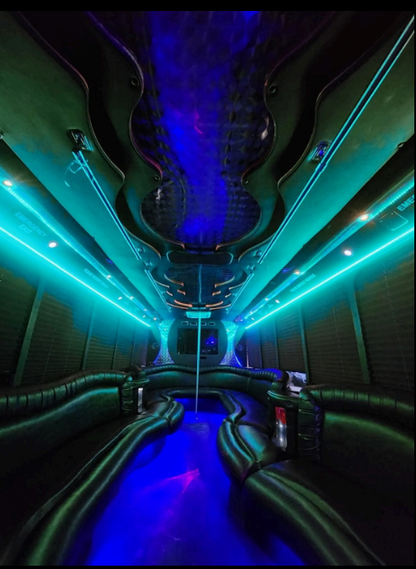 White Night party bus for 30 pass