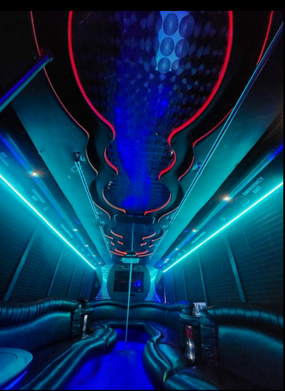 White Night party bus for 30 pass