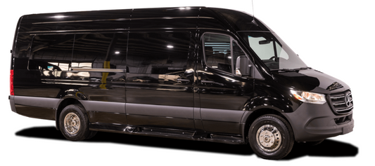 Black Executive Mercedes sprinter for 14 pass